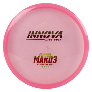 Innova Disc Golf Champion Mako3 Midrange Disc 5/5/0/0 Pink/Rasta 180 grams