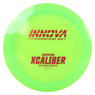 Innova Disc Golf Champion Xcaliber Distance Driver 12/5/0/4 Green/Red 167 grams