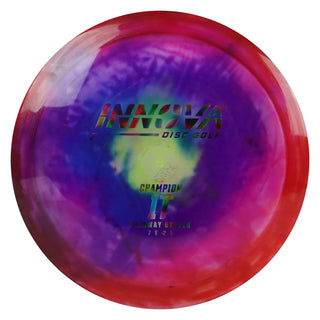 Innova Disc Golf Champion I-Dye IT Fairway Driver 7/6/-2/1 Red Purple Blend/Jellybean 173 grams