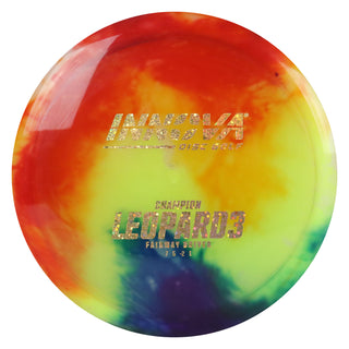 Innova Disc Golf Champion I-Dye Leopard3 Fairway Driver 7/5/-2/1 Rainbow/Gold Shimmer 170 grams