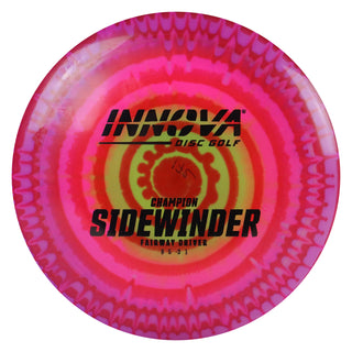 Innova Disc Golf Champion I-Dye Sidewinder Fairway Driver 9/5/-3/1 Purple Lime Bullesye/Black 172 grams