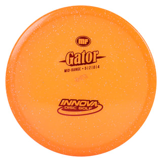 Innova Disc Golf Champion Metal Flake Gator Midrange Disc 5/2/0/4 Orange/Red 173 grams