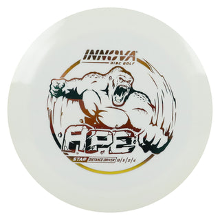 Innova Disc Golf Star Ape Distance Driver 13/5/0/4 White/Turquoise Metallic 173 grams