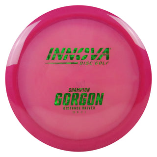 Innova Disc Golf Champion Gorgon Distance Driver 10/6/-2/1 Dark Pink/Green Shatter 172 grams