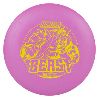 Innova Disc Golf DX Beast Distance Driver 10/5/-2/2 Light Purple/Yellow 151 grams