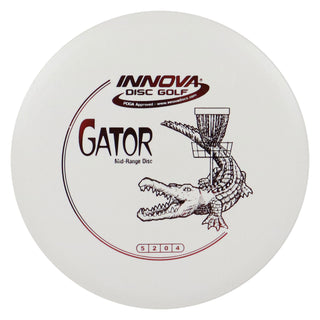 Innova Disc Golf DX Gator Midrange Disc 5/2/0/4 White/Red 175 grams