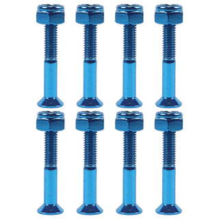 Dime Bag Skateboard Truck 1.25" Blue Hardware Refresh Kit with Nuts, Spacers, Washers