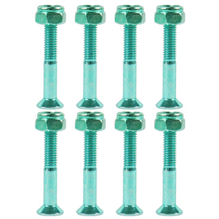 Dime Bag Skateboard Mounting Hardware 1.25" Phillips Green Nuts and Bolts