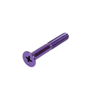 Dime Bag Skateboard Mounting Hardware 1.25" Phillips Black and Purple Nuts and Bolts