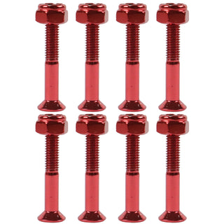 Dime Bag Skateboard Mounting Hardware 1.25" Phillips Red Nuts and Bolts