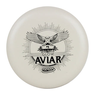 Innova Disc Golf DX Glow Aviar Putting Disc 2/3/0/1 White/Black 170 grams