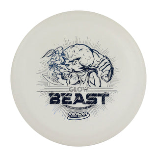 Innova Disc Golf DX Glow Beast Distance Driver 10/5/-2/2 White/Blue 171 grams