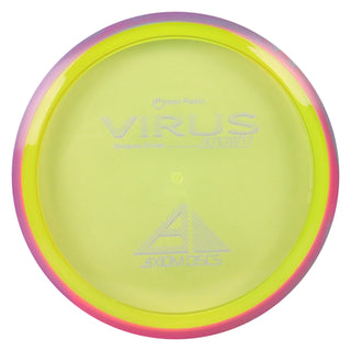 Axiom Disc Golf Proton Virus Distance Driver 9/5/-3.5/1 DayGlo/Pink Grey 156 grams