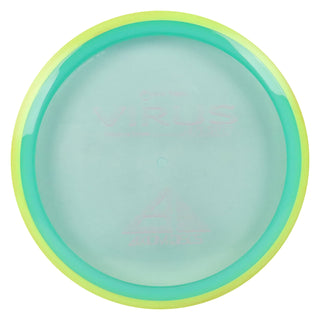 Axiom Disc Golf Proton Virus Distance Driver 9/5/-3.5/1 Teal/Yellow 162 grams
