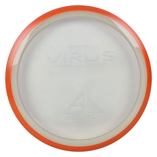 Axiom Disc Golf Proton Virus Distance Driver 9/5/-3.5/1 Clear/Orange 169 grams