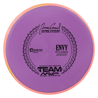 Axiom Disc Golf Electron James Conrad Signature Envy Putter Plum/Peach 173 grams