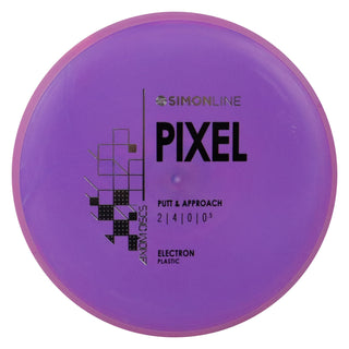 Axiom Disc Golf Simon Line Electron Lizotte Pixel Putter 2/4/0/0.5 Purple/Dark Pink 172 grams