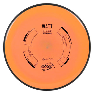 MVP Disc Golf Neutron Watt Putter 2/5/-0.5/0.5 Light Orange 174 grams