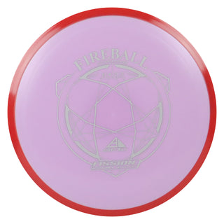 Axiom Disc Golf Fission Fireball Distance Driver 9/4/0/3.5 Light Purple/Red 167 grams