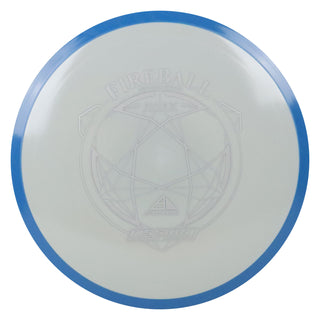 Axiom Disc Golf Fission Fireball Distance Driver 9/4/0/3.5 Grey/Navy 164 grams