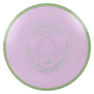 Axiom Disc Golf Fission Insanity Distance Driver 9/5/-2/1.5 Light Purple/Sage 168 grams