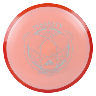 Axiom Disc Golf Fission Insanity Distance Driver 9/5/-2/1.5 Light Peach/Red 158 grams