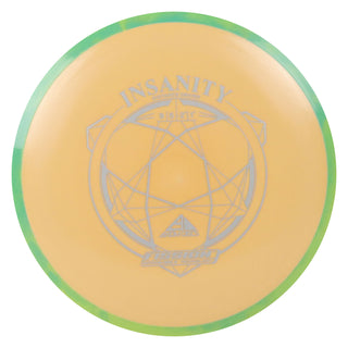 Axiom Disc Golf Fission Insanity Distance Driver 9/5/-2/1.5 Mango/Green Yellow 172 grams