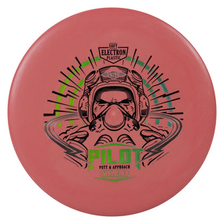 Streamline Disc Golf Electron Pilot Soft Putter 2/5/0/1 Red/Gold Teal 170 grams