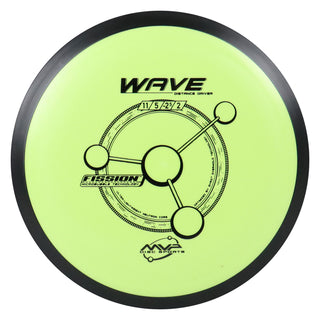 MVP Disc Golf Fission Wave Distance Driver 11/5/-2/2 Lime 151 grams