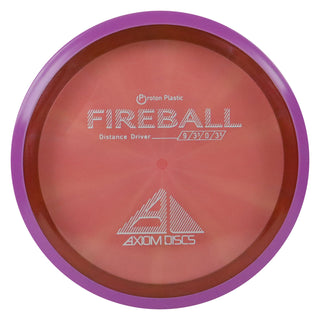 Axiom Disc Golf Proton Fireball Distance Driver 9/3.5/0/3.5 Burnt Orange/Purple 171 grams