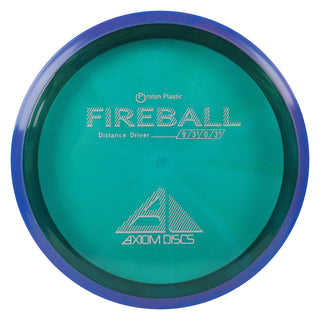 Axiom Disc Golf Proton Fireball Distance Driver 9/3.5/0/3.5 Forest Green/Blue Purple 160 grams