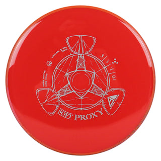 Axiom Disc Golf Neutron Soft Proxy Putter 3/3/-1/0.5 Red/Orange Pink 168 grams