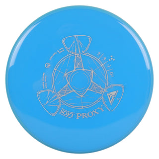 Axiom Disc Golf Neutron Soft Proxy Putter 3/3/-1/0.5 Blue 169 grams