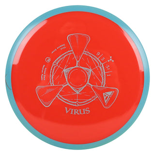 Axiom Disc Golf Neutron Virus Distance Driver 9/5/-3.5/1 Red/Blue 174 grams