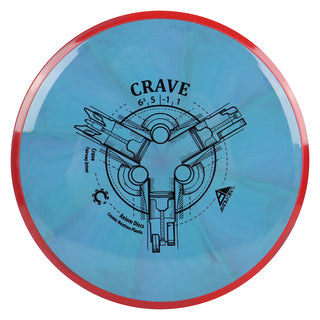 Axiom Disc Golf Cosmic Neutron Crave Fairway Driver 6.5/5/-1/1 Blue/Red 173 grams