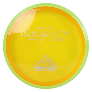 Axiom Disc Golf Proton Insanity Distance Driver 9/5/-2/1.5 Mango/Lime 167 grams