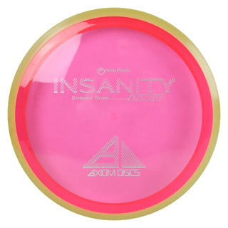 Axiom Disc Golf Proton Insanity Distance Driver 9/5/-2/1.5 Hot Pink/Yellow 168 grams