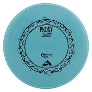 Axiom Disc Golf Electron Proxy Soft Putter 3/3/-1/0.5 Billiard Green/Blue 167 grams
