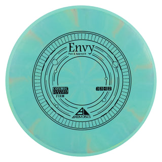 Axiom Disc Golf Cosmic Electron Envy Firm Putter 3/3/0/2 Aqua/Teal 174 grams