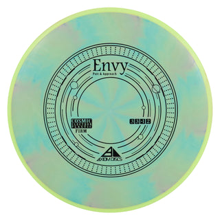 Axiom Disc Golf Cosmic Electron Envy Firm Putter 3/3/0/2 Green/Yellow 172 grams