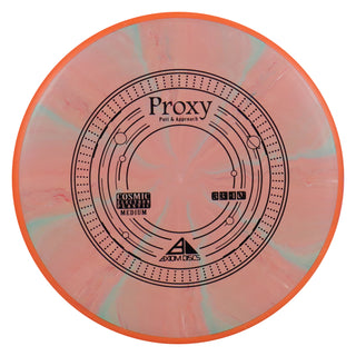 Axiom Disc Golf Cosmic Electron Proxy Putter 3/3/-1/0.5 Red/Orange 169 grams