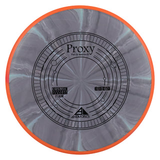 Axiom Disc Golf Cosmic Electron Proxy Firm Putter 3/3/-1/0.5 Black/Orange 169 grams