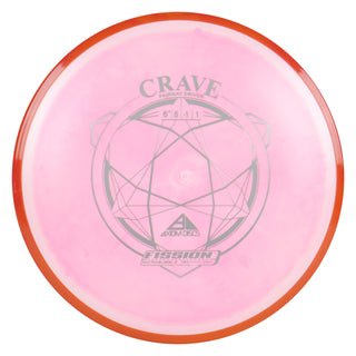 Axiom Disc Golf Fission Crave Fairway Driver 6.5/5/-1/1 Light Pink/Red 152 grams