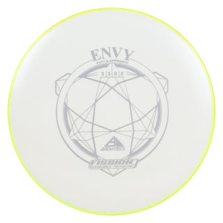 Axiom Disc Golf Fission Envy Putter 3/3/0/2 White/Yellow 150 grams