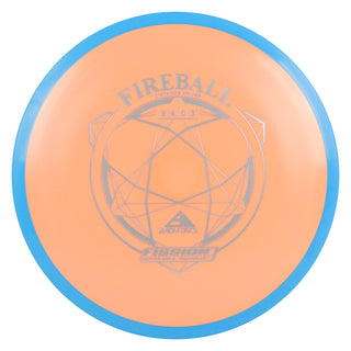 Axiom Disc Golf Fission Fireball Distance Driver 9/4/0/3.5 Peach/Blue 145 grams