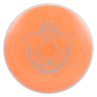Axiom Disc Golf Fission Hex Midrange 5/5.5/-1/1 Orange/White Purple 167 grams