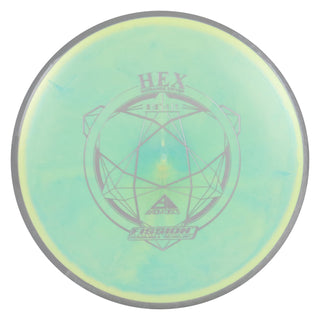 Axiom Disc Golf Fission Hex Midrange 5/5.5/-1/1 Mint Yellow/Grey 166 grams