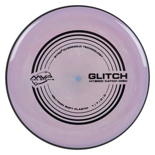 MVP Disc Golf Neutron Soft Glitch Putter Hybrid Catch 1/7/0/0 Grey Blush 146 grams