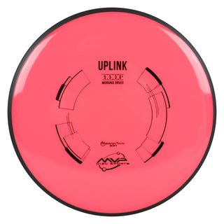 MVP Disc Golf Neutron Soft Uplink Midrange 5/5/-3/0.5 Neon Red 163 grams