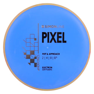Axiom Disc Golf Simon Line Electron Soft Lizotte Pixel Putter 2/4/0/0.5 Blue/Orange Red 174 grams